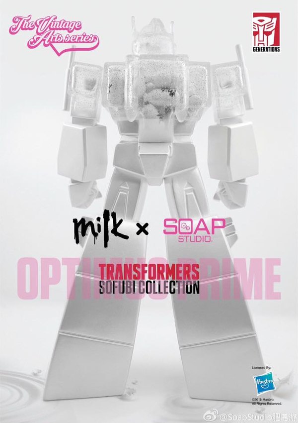First Look VA001 Milk Optimus Prime Clear Figure   Sofubi Tranformers Collection From Milk + Soap Studio  (7 of 9)
